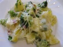 Broccoli- Kartoffel- Schinkenauflauf - Rezept