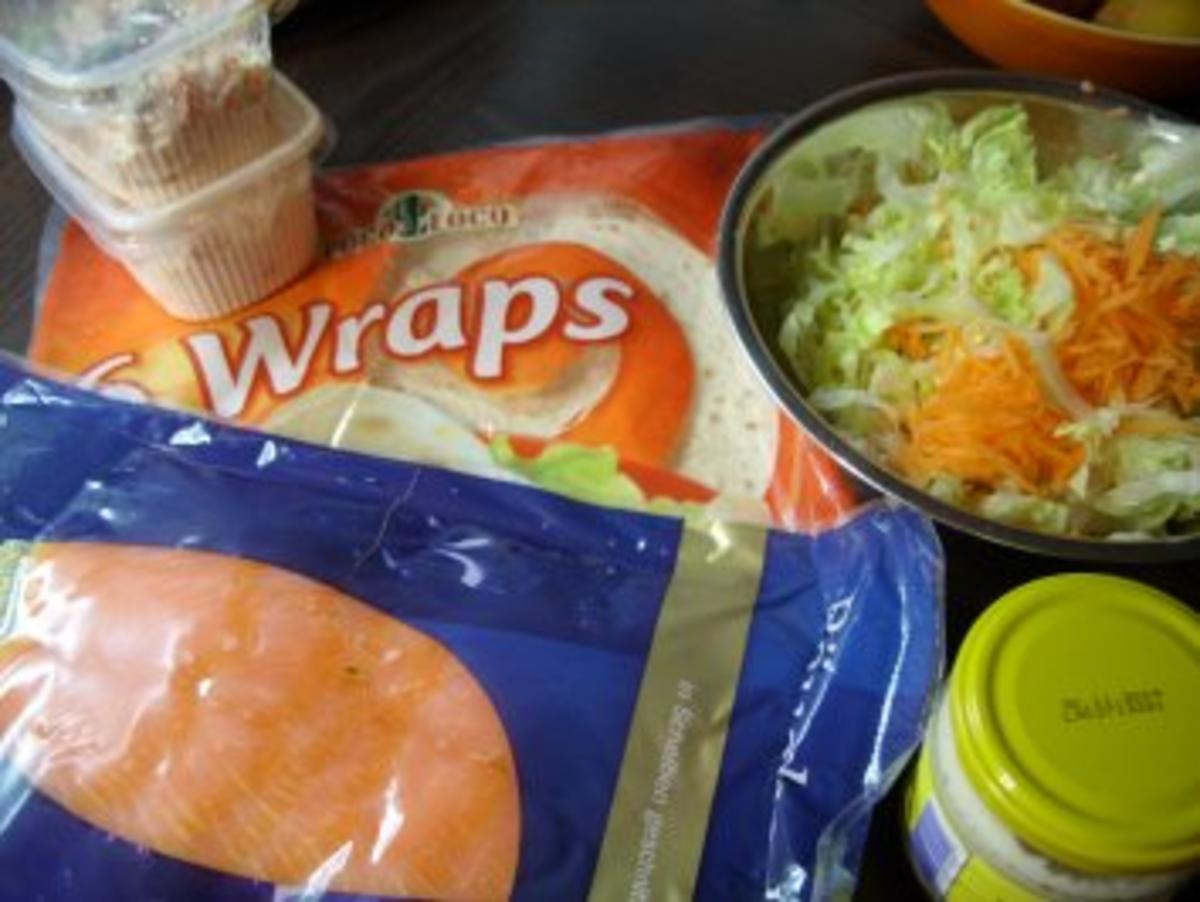 Wraps mit Lachs - Rezept - Bild Nr. 2