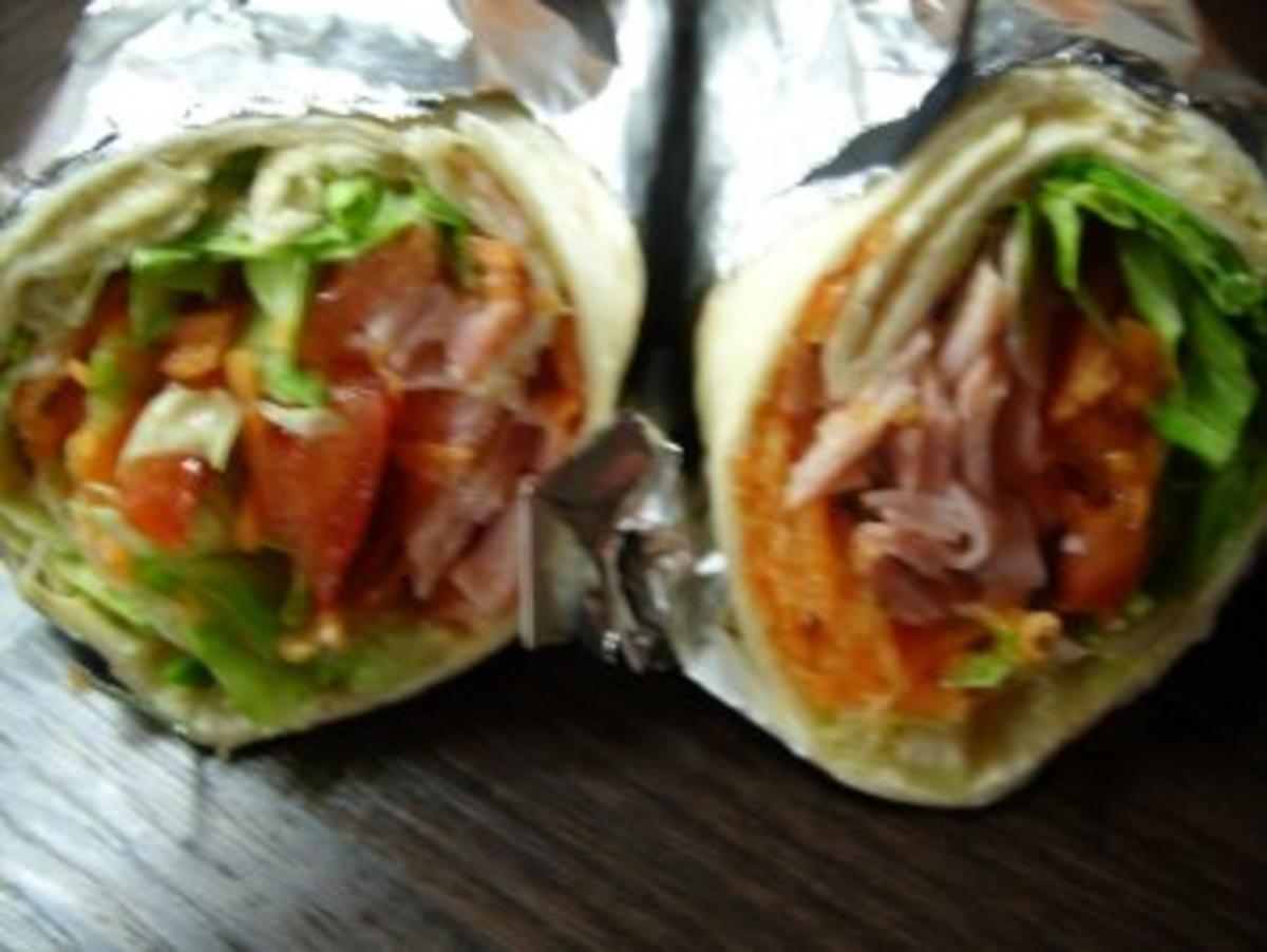 Bilder für Wraps mit Schinken - Rezept