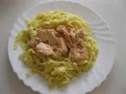 Tagliatelle mit Lachssoße - Rezept