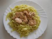 Tagliatelle mit Lachssoße - Rezept