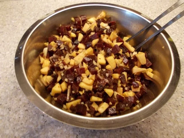 Rote Bete-Apfel-Salat - Rezept - Bild Nr. 4