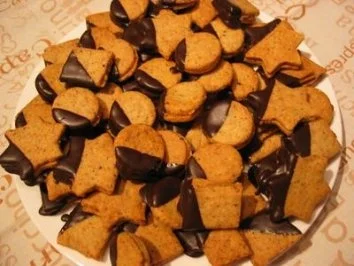 Nougatplätzchen - Rezept
