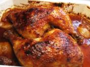 Hühnerkeulen - pikant  gewürzt ... - Rezept