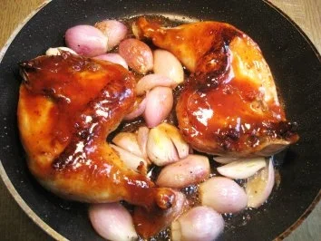 Hühnerkeulen - pikant  gewürzt ... - Rezept - Bild Nr. 4