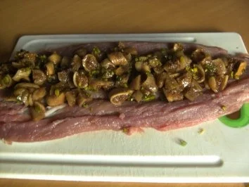 Fleisch: Schweinefilet gefüllt - Rezept - Bild Nr. 4