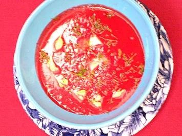 Barszcz mit Öhrchen - Rezept