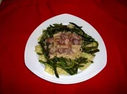 Schweinefilet mit Spargel, Weißwein und Sahne - Rezept