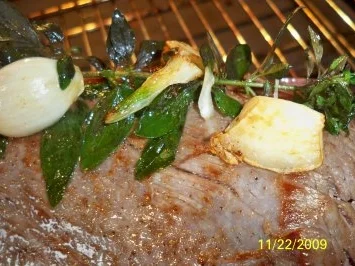 Rinderfilet im ganzen gegart mit Rahmpilze und Kartoffel-Broccoli-Püree - Rezept - Bild Nr. 4