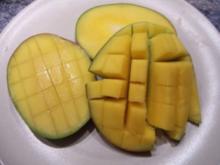 Mango in perfekten Stückchen - Rezept