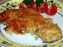 Schnitzel mit Kartoffelkruste - Rezept