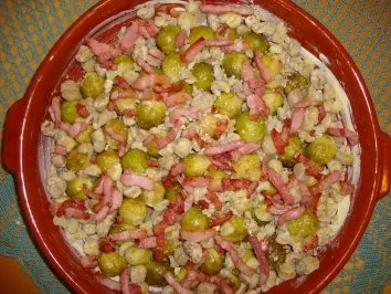 Rosenkohlgratin mit Maronen - Rezept - Bild Nr. 4