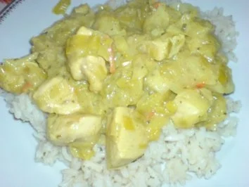 Rezept: Hähnchen-Curry mit Apfel Bild Nr. 2 Hähnchen-Curry mit Apfel - Rezept - Bild Nr. 2