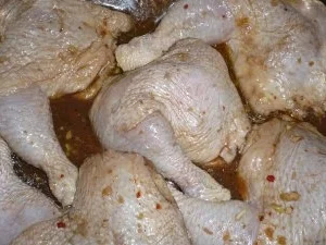 Vietnamesische Hähnchenschenkel mit Zitronenreis - Rezept - Bild Nr. 4