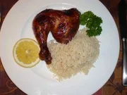 Vietnamesische Hähnchenschenkel mit Zitronenreis - Rezept