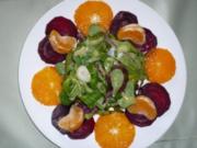 Babysalat mit Rote Beten und Mandarinen - Rezept