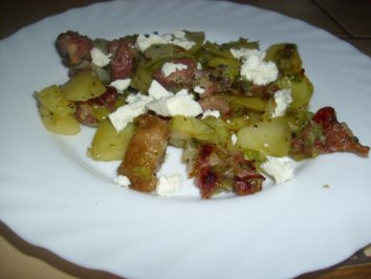 Kartoffel-Kasseler-Pfanne - Rezept