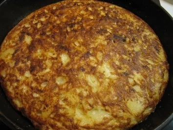Rezept: Tortilla de patatas - spanisches Kartoffelomelett Tortilla de patatas - spanisches Kartoffelomelett - Rezept