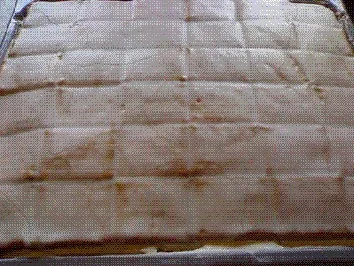 Butterkeks-Zitronen-Schnitten vom Blech - Rezept