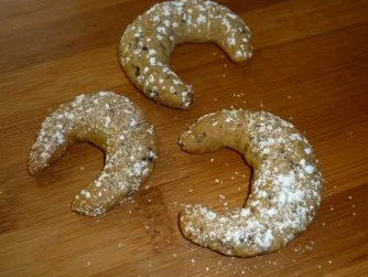 Rezept: Schoko-Ingwer-Kipferl Schoko-Ingwer-Kipferl - Rezept