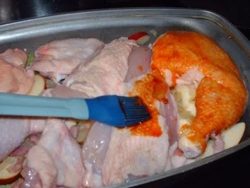 Rezept: Hähnchen auf Wirsingbett Bild Nr. 6 Hähnchen auf Wirsingbett - Rezept - Bild Nr. 6