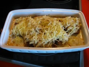 Schweinelendchen auf Kartoffelgratin unter Kartoffelkruste - Rezept - Bild Nr. 8