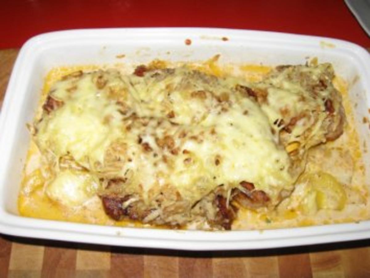 Schweinelendchen auf Kartoffelgratin unter Kartoffelkruste - Rezept - Bild Nr. 11