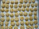 Marzipanplätzchen mit gehackten Mandeln - Rezept
