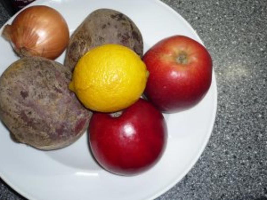 Rohkostsalat von Rote Beten mit Apfel - Rezept - kochbar.de