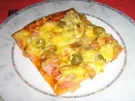 Pizza  Mista mit Schinken und  Thunfisch - Rezept