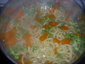 Rezept: Nudeln mit Hackbällchen und Curry-Gemüse-Soße Bild Nr. 6 Nudeln mit Hackbällchen und Curry-Gemüse-Soße - Rezept - Bild Nr. 6