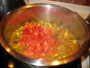 Rezept: Spaghetti con salsa vegetal - Spaghetti mit Gemüsesoße Bild Nr. 7 Spaghetti con salsa vegetal - Spaghetti mit Gemüsesoße - Rezept - Bild Nr. 7