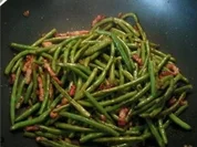 ** Beilagen ** Schmorbohnen mit Speck - Rezept