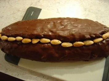 Rezept: "Premiere" Schoko-Marzipan-Stollen mit Rumrosinen Bild Nr. 8 "Premiere" Schoko-Marzipan-Stollen mit Rumrosinen - Rezept - Bild Nr. 8