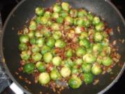 Speck auf Kohlsprossen - Rezept