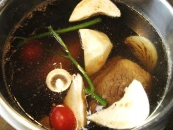 Gemüse-Eintopf mit Rindfleisch und Huhn ... - Rezept - Bild Nr. 4