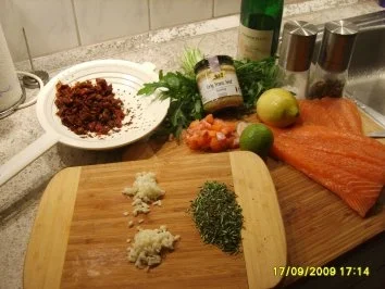 Rezept: Mediterran gefüllter Lachs Bild Nr. 2 Mediterran gefüllter Lachs - Rezept - Bild Nr. 2