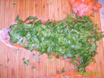 Rezept: Mediterran gefüllter Lachs Bild Nr. 5 Mediterran gefüllter Lachs - Rezept - Bild Nr. 5
