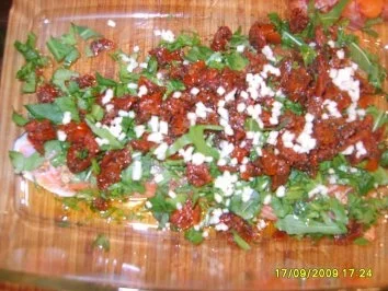 Rezept: Mediterran gefüllter Lachs Bild Nr. 6 Mediterran gefüllter Lachs - Rezept - Bild Nr. 6