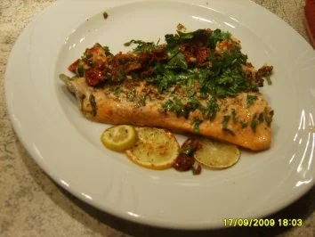 Rezept: Mediterran gefüllter Lachs Bild Nr. 8 Mediterran gefüllter Lachs - Rezept - Bild Nr. 8