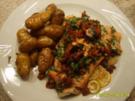 Mediterran gefüllter Lachs - Rezept