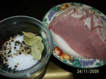 Salzbad (Nasspökeln) für Kasseler hausgemacht - Rezept