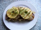 Apfel-Leberwurst-Snack - Rezept