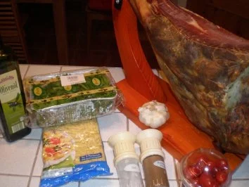 Rezept: Alwins schnelle Nudeln 1 Alwins schnelle Nudeln 1 - Rezept