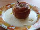 Dessert: Bratapfel gefüllt mit Rosinen und Mandeln - Rezept
