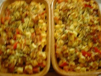 Fleischwurst mal anders... mit Schafskäse überbacken - Rezept