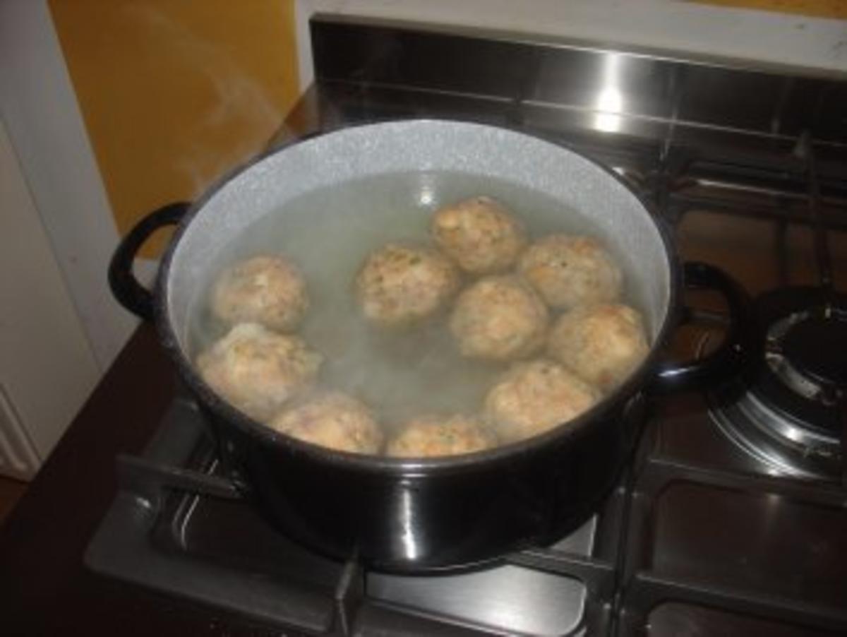 Rahmschwammerl mit Semmelknödel - Rezept - Bild Nr. 4