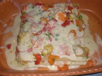 Rezept: Lasagne mit Gemüse Bild Nr. 4 Lasagne mit Gemüse - Rezept - Bild Nr. 4