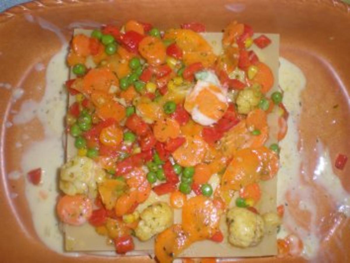 Lasagne mit Gemüse - Rezept - Bild Nr. 3