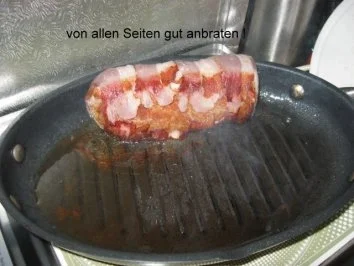 Schweinefilet im Schinkenmantel mit Rahm-Pfifferlingen - Rezept - Bild Nr. 6